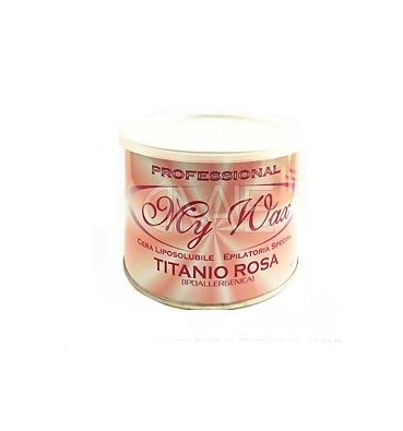 MY WAX Cera Liposolubile Professionale 400 ml TITANIO ROSA