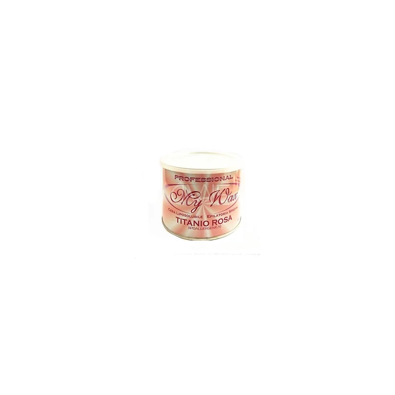 MY WAX Cera Liposolubile Professionale 400 ml TITANIO ROSA