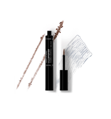 WET N WILD Brow Maximizer Polvere + Gel per Sopracciglia NEUTRAL BROWN