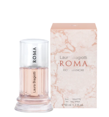 Laura Biagiotti Roma Fiori Bianchi Eau De Toilette 50 ml
