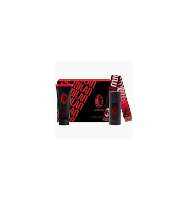 Cofanetto MILAN Deodorante 150 ML + Shower Gel da 200 ML + Sciarpa