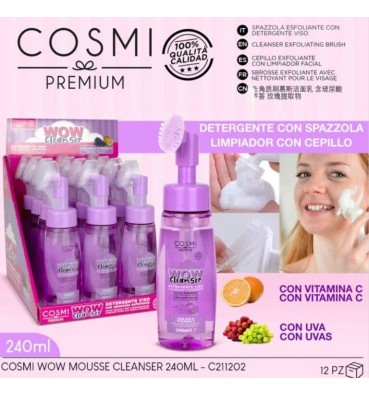 COSMI Mousse Detergente Uva Vitamina C 240 ml