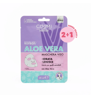 COSMI Maschera Viso K- Beauty con Aloe