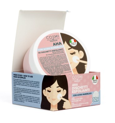 COSMI Dischetti Esfolianti con AHA + ACIDO MANDELICO 30pz