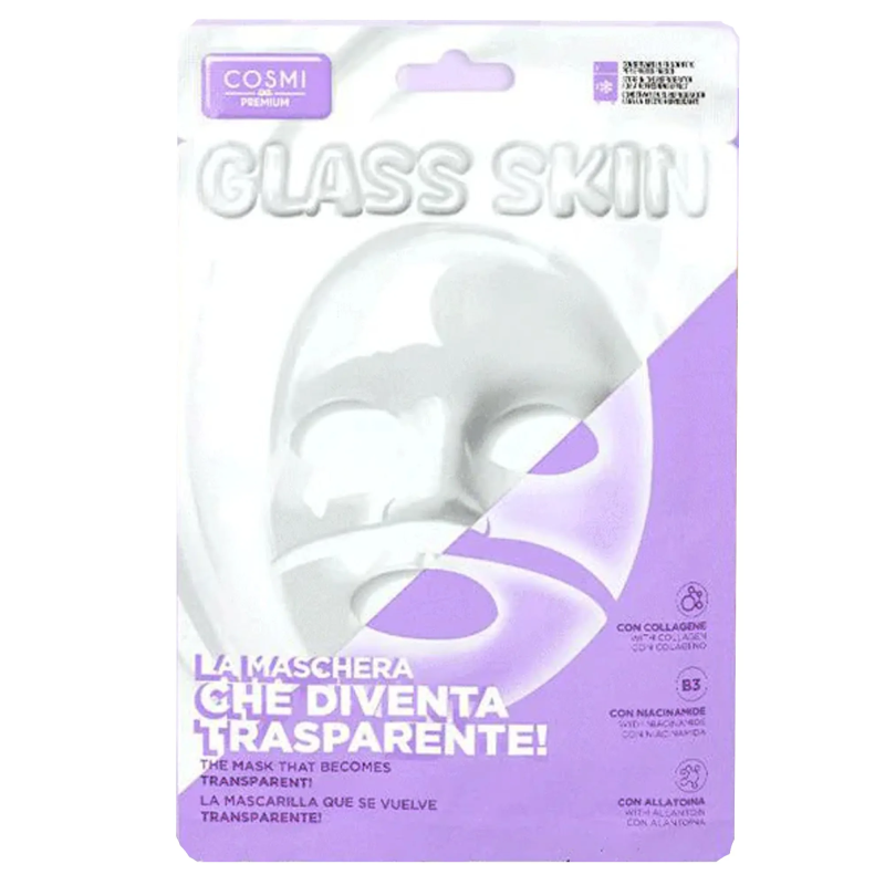 COSMI Maschera Viso Glass Skin con Niacinamide