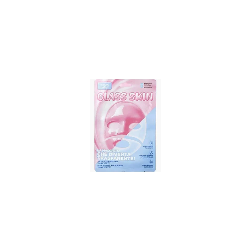 COSMI Maschera Viso Glass Skin con Acido Ialuronico