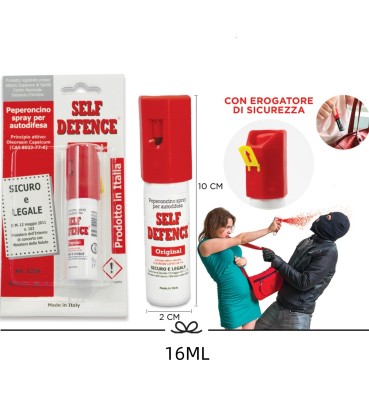 COSMI Spray Difesa Personale al Peperoncino 16 ml