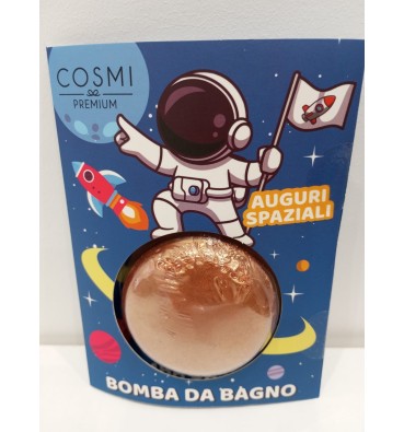 COSMI Bomba da Bagno Spaceman 60 gr + Biglietto auguri