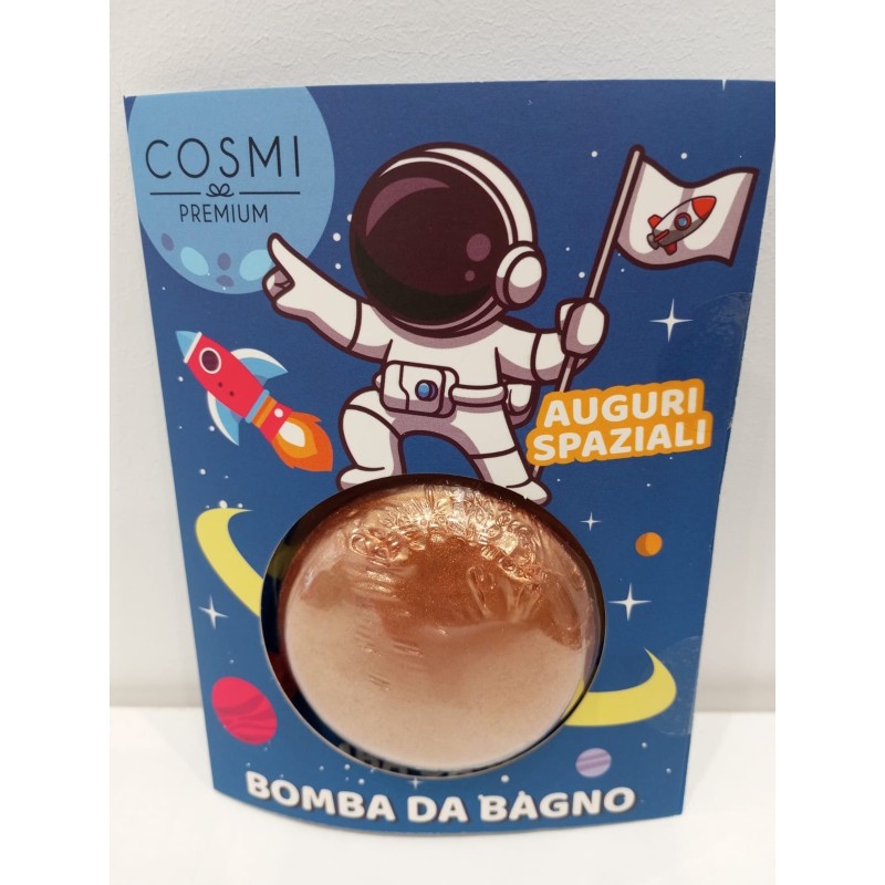 COSMI Bomba da Bagno Spaceman 60 gr + Biglietto auguri