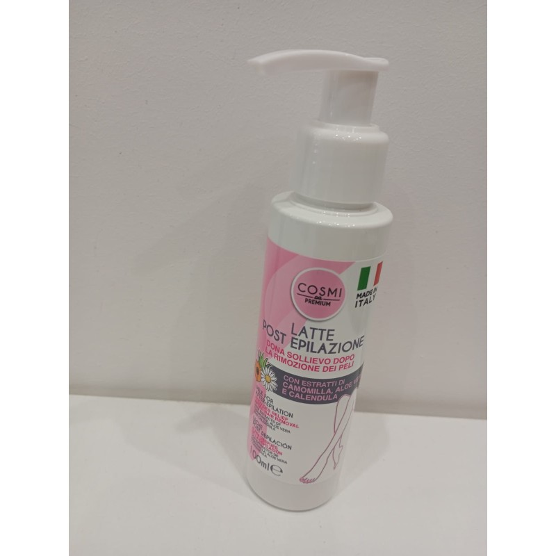 COSMI Latte Post Epilazione alla Camomilla, Aloe e Calendula 100 ml