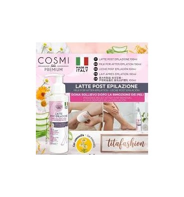 COSMI Latte Post Epilazione alla Camomilla, Aloe e Calendula 100 ml