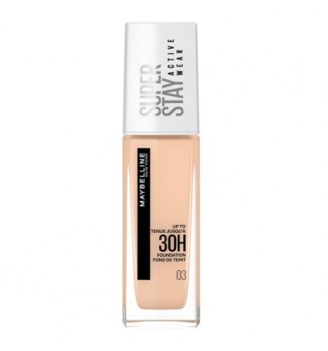 MYBELLINE Fondotinta Liquido SuperStay  30H n° 03 TRUE IVORY