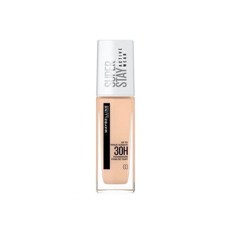 MYBELLINE Fondotinta Liquido SuperStay  30H n° 03 TRUE IVORY