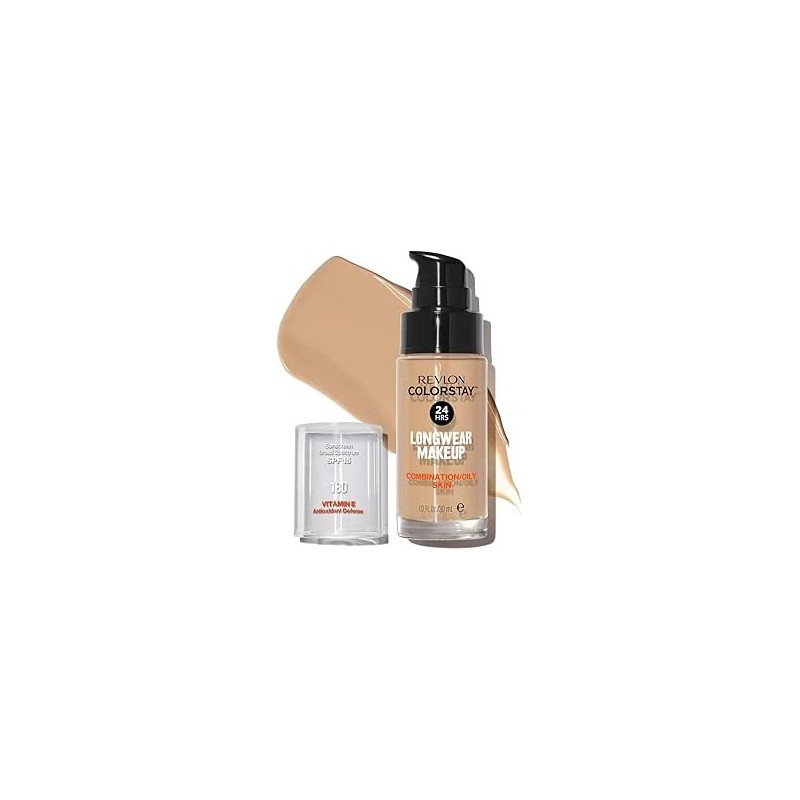 Fondotinta Revlon Colorstay pelli normali/grasse SPF 15 SAND BEIGE 180