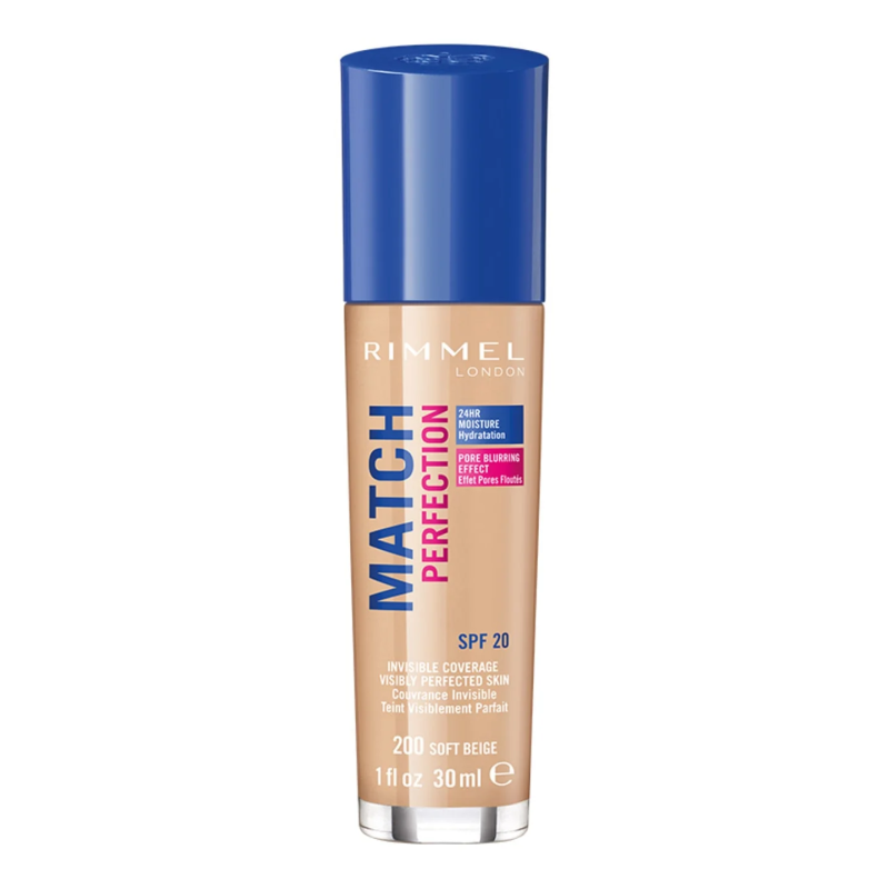 RIMMEL L. Fondotinta Pelle Perfetta 24h n°200 SOFT BEIGE