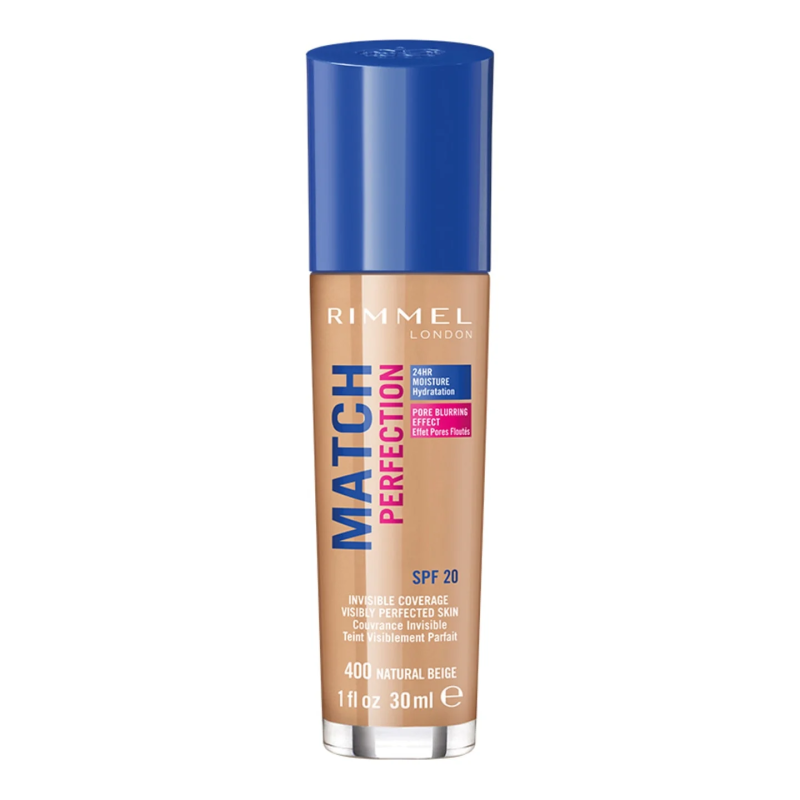 RIMMEL L. Fondotinta Pelle Perfetta 24h n°400 NATURAL BEIGE