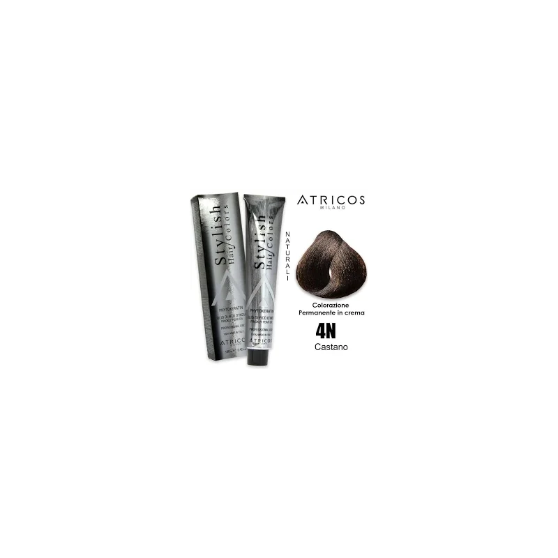 ATRICOS Colorazione Permanente 100ml  4N – CASTANO