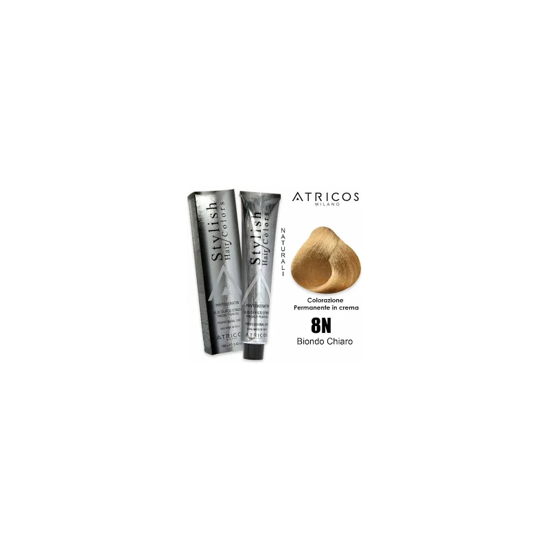 ATRICOS Colorazione Permanente 100ml  8N – BIONDO CHIARO