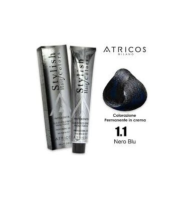 ATRICOS Colorazione Permanente 100ml  1.1 – NERO BLU