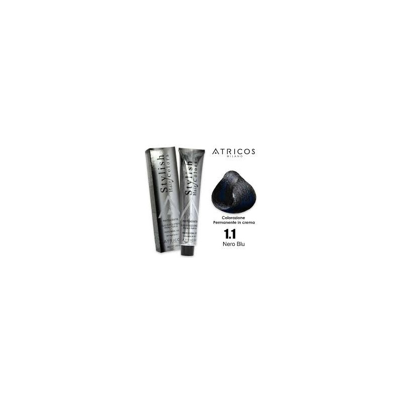 ATRICOS Colorazione Permanente 100ml  1.1 – NERO BLU