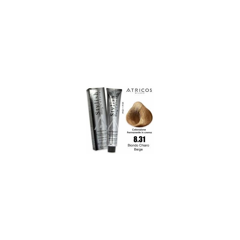 ATRICOS Colorazione Permanente 100ml  8.31 – BIONDO CHIARO BEIGE
