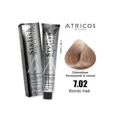 ATRICOS Colorazione Permanente 100ml  7.02 – BIONDO IRISE’