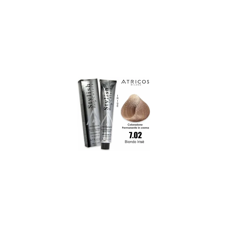 ATRICOS Colorazione Permanente 100ml  7.02 – BIONDO IRISE’