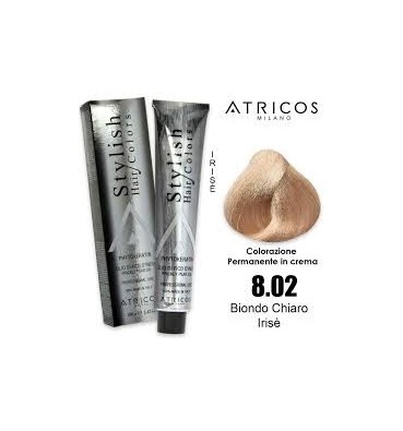 ATRICOS Colorazione Permanente 100ml  8.02 – BIONDO CHIERO IRISE’