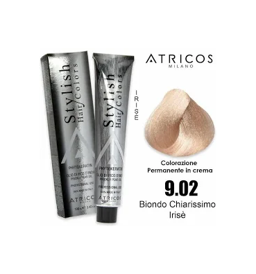ATRICOS Colorazione Permanente 100ml  9.02 – BIONDO CHIERISSIMO IRISE’