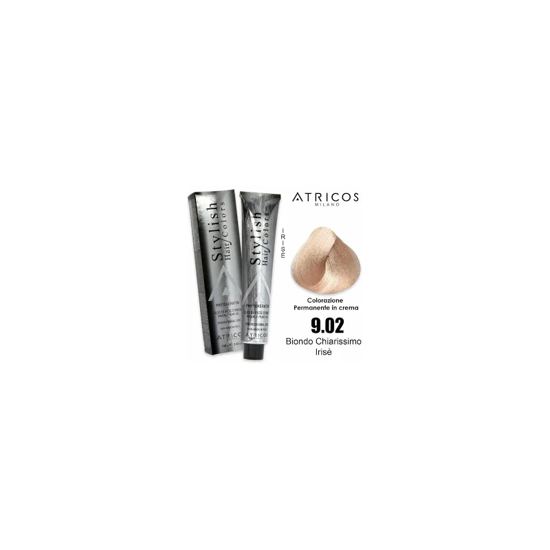 ATRICOS Colorazione Permanente 100ml  9.02 – BIONDO CHIERISSIMO IRISE’