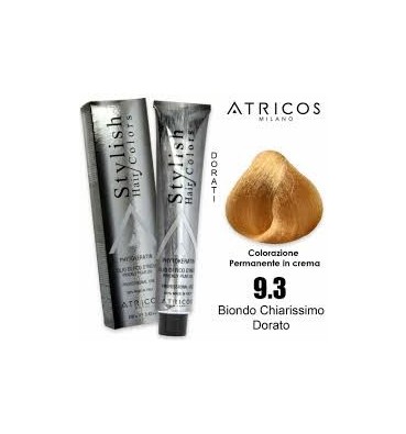 ATRICOS Colorazione Permanente 100ml  9.3 BIONDO CHIARISSIMO DORATO