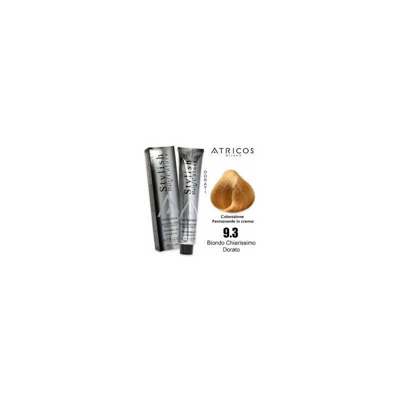 ATRICOS Colorazione Permanente 100ml  9.3 BIONDO CHIARISSIMO DORATO