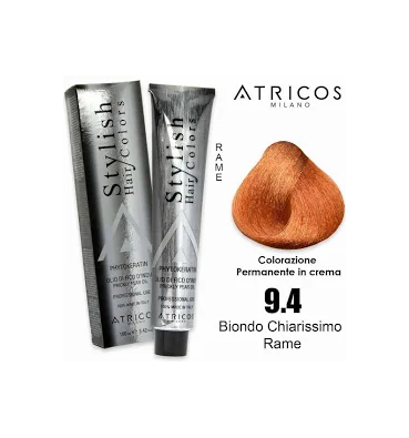 ATRICOS Colorazione Permanente 100ml  9.4 BIONDO CHIARISSIMO RAME