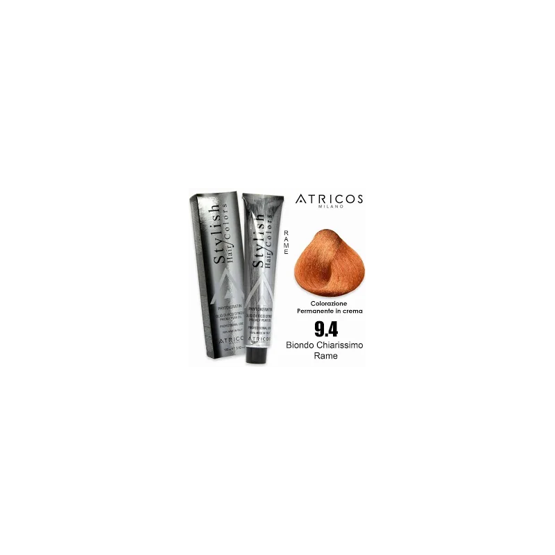 ATRICOS Colorazione Permanente 100ml  9.4 BIONDO CHIARISSIMO RAME