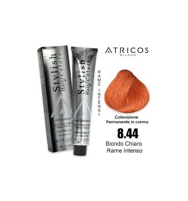 ATRICOS Colorazione Permanente 100ml  8.44 BIONDO CHIARO RAME INTENSO