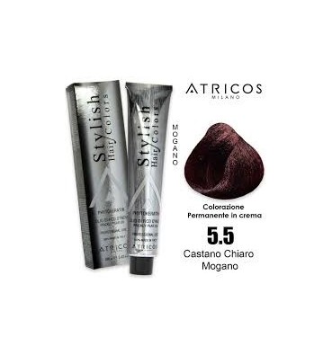 ATRICOS Colorazione Permanente 100ml  5.5 CASTANO CHIARO MOGANO