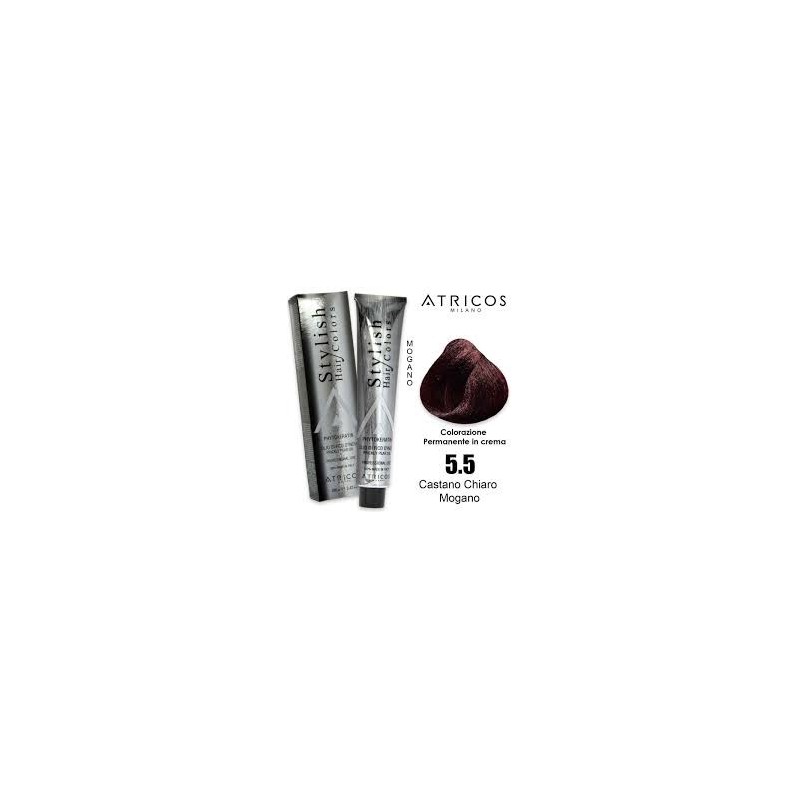 ATRICOS Colorazione Permanente 100ml  5.5 CASTANO CHIARO MOGANO
