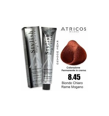 ATRICOS Colorazione Permanente 100ml  8.45 BIONDO CHIARO RAME MOGANO