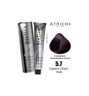 ATRICOS Colorazione Permanente 100ml  5.7 CASTANO CHIARO VIOLA
