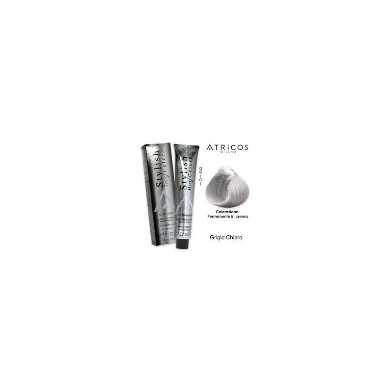 ATRICOS Colorazione Permanente 100ml  GRIGIO CHIARO