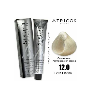 ATRICOS Colorazione Permanente 100ml  12.0 EXTRA PLATINO