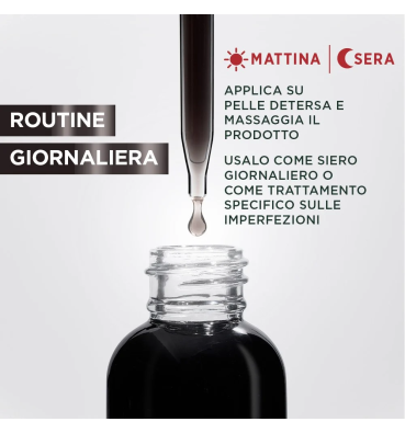 GARNIER - Siero Anti-Imperfezioni AHA+BHA con Carbone
