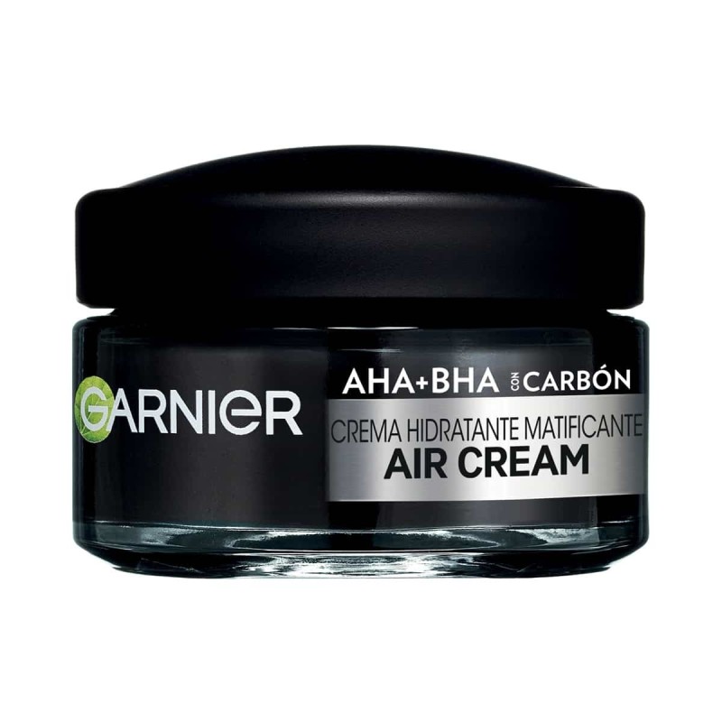 GARNIER - Air Cream AHA+BHA con Carbone - Crema Opacizzante Leggera