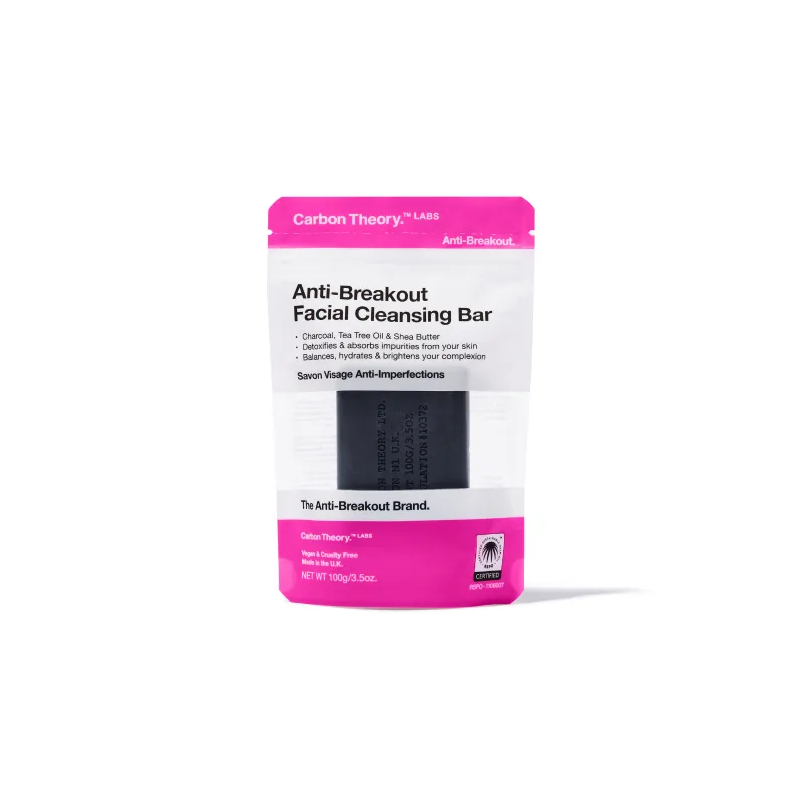 Carbon Theory.™ LABS - Carbon Theory Anti-Breakout Facial Cleansing Bar (Saponetta detergente viso)