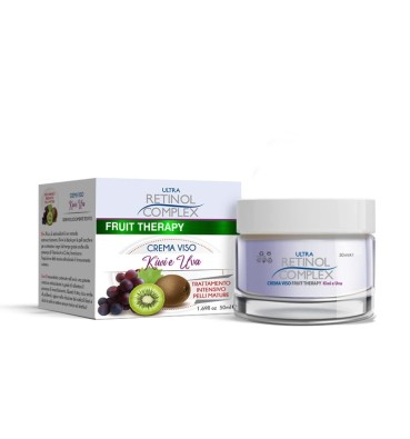 Ultra Retinol Complex - Fruit Therapy - Crema Viso Kiwi e Uva - Trattamento Intensivo Pelli