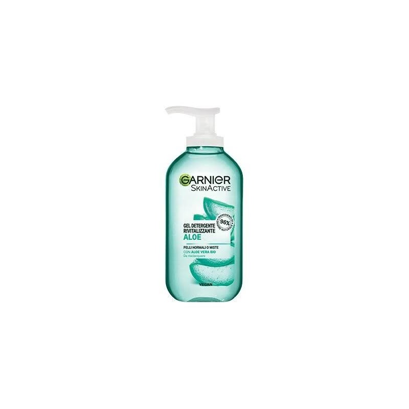 GARNIER Skinactive - Gel Detergente Rivitalizzante con Aloe Vera