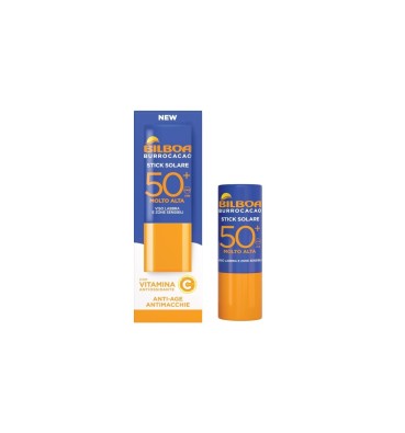 BILBOA - Burrocacao Stick Solare 50+ Con Vitamina C - 12ml