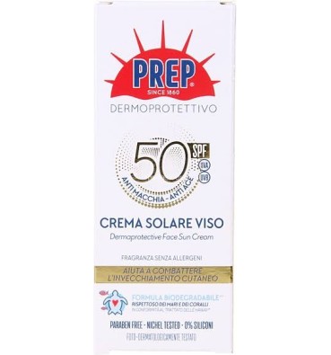 PREP -  Crema Solare Viso 50ml SPF50
