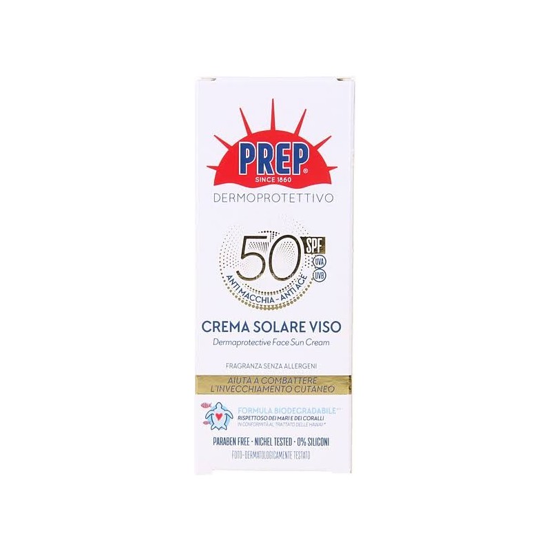 PREP -  Crema Solare Viso 50ml SPF50