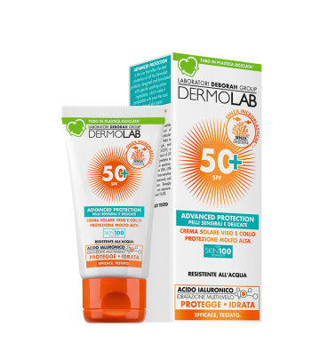 DERMOLAB - Crema solare viso e collo 50+